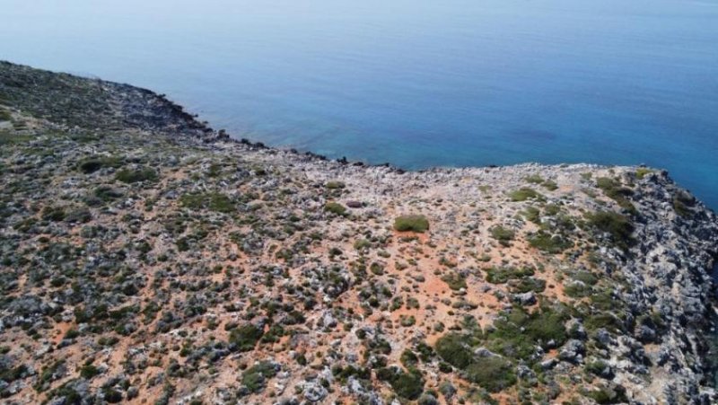 Tersana Kreta, Tersanas Chania: Grosses Grundstück, direkt am Meer mit spektakulärer Aussicht zu verkaufen Grundstück kaufen